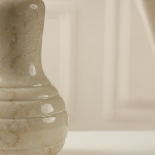 Flare Marble Candle Holder