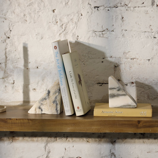 Spectre Marble Bookend Set