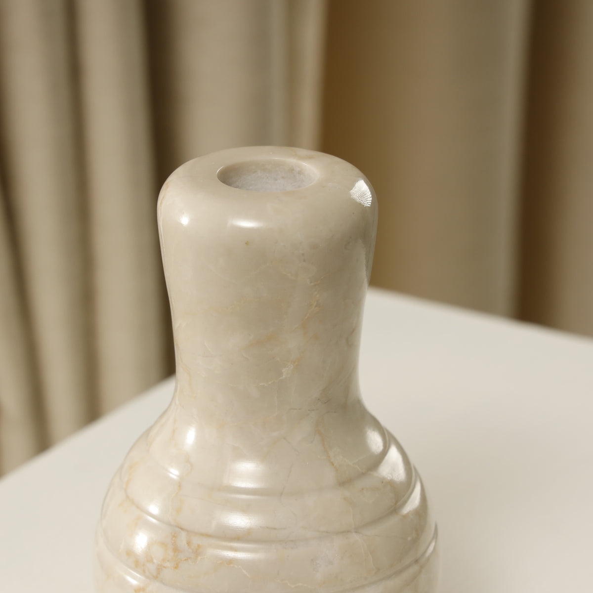 Flare Marble Candle Holder