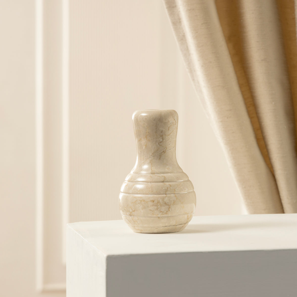 Flare Marble Candle Holder