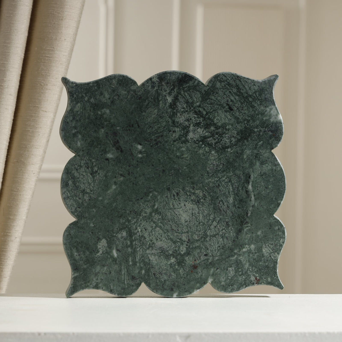 Corazon Marble Platter – Verde Guatemala