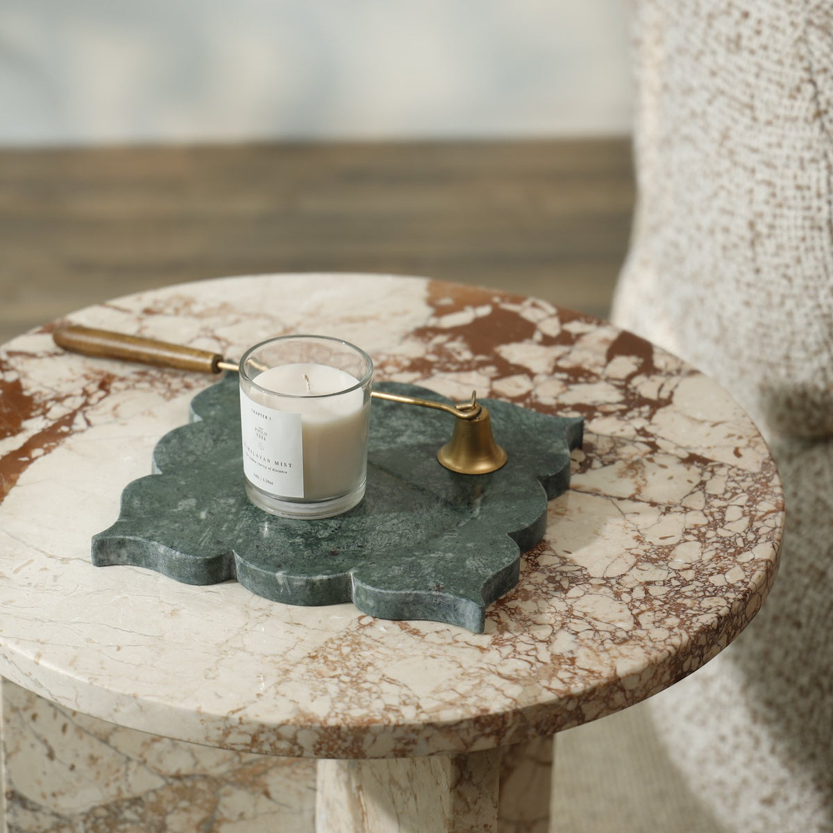 Corazon Marble Platter – Verde Guatemala