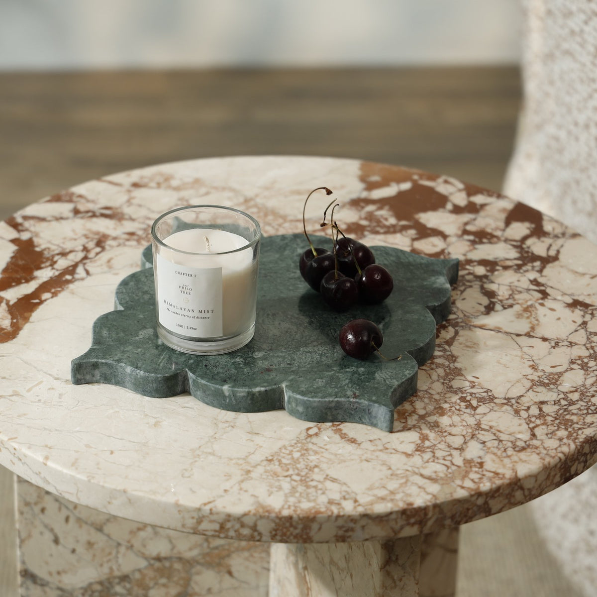 Corazon Marble Platter – Verde Guatemala