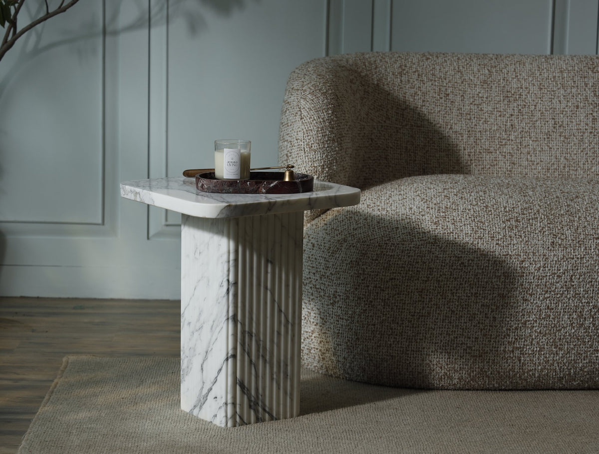 Cypress Marble Side Table