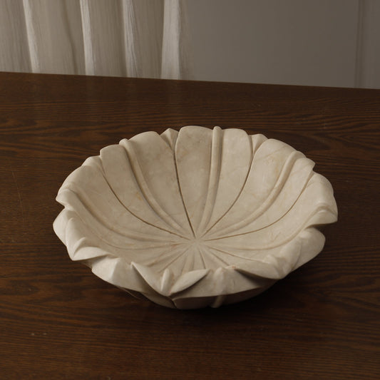 Heritage Lotus Marble Bowl