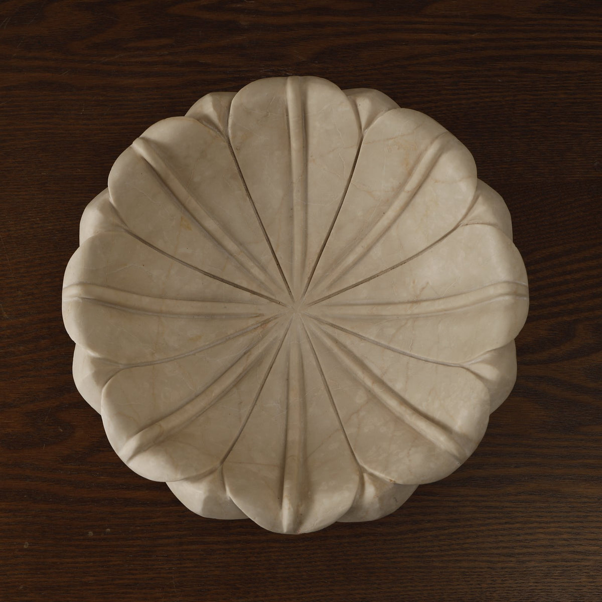 Heritage Lotus Marble Bowl