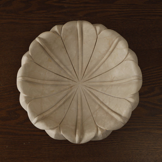 Heritage Lotus Marble Bowl