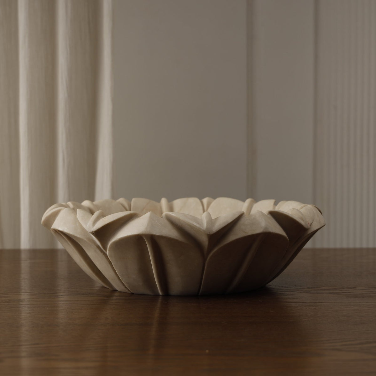 Heritage Lotus Marble Bowl