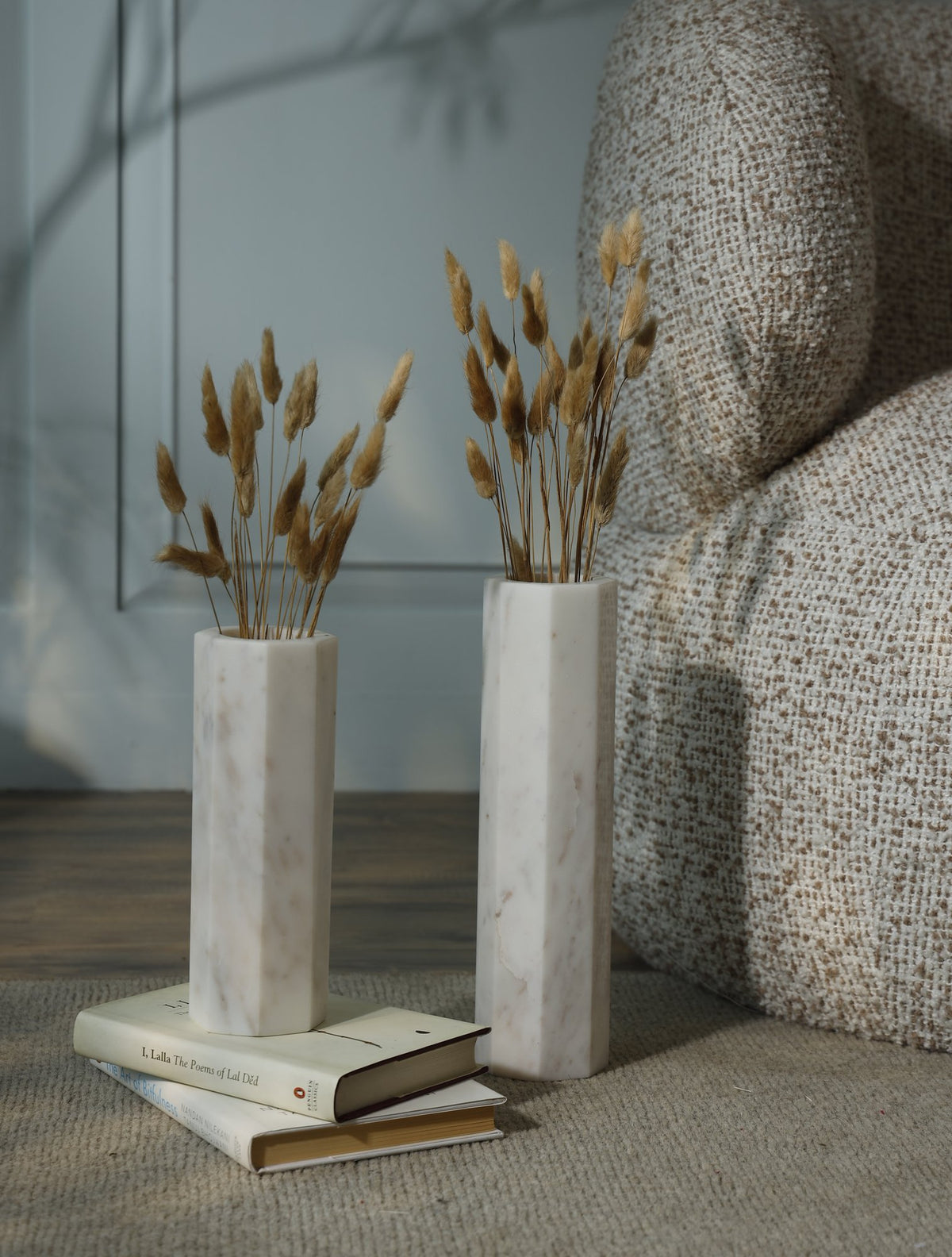 Moro Marble Vase — Set of 2