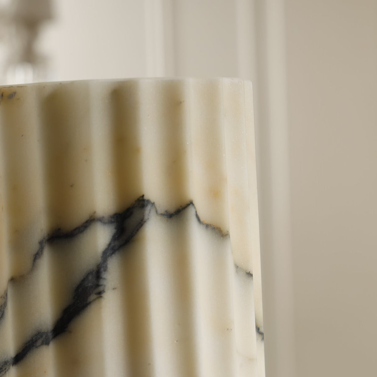 Mesa Scalloped Marble Vase
