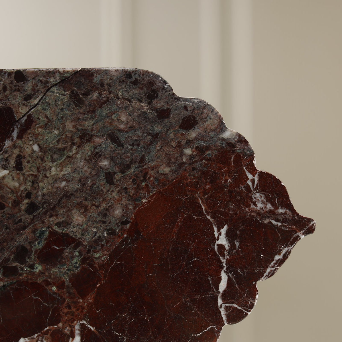 Tidal Marble Tray – Rosso Levanto