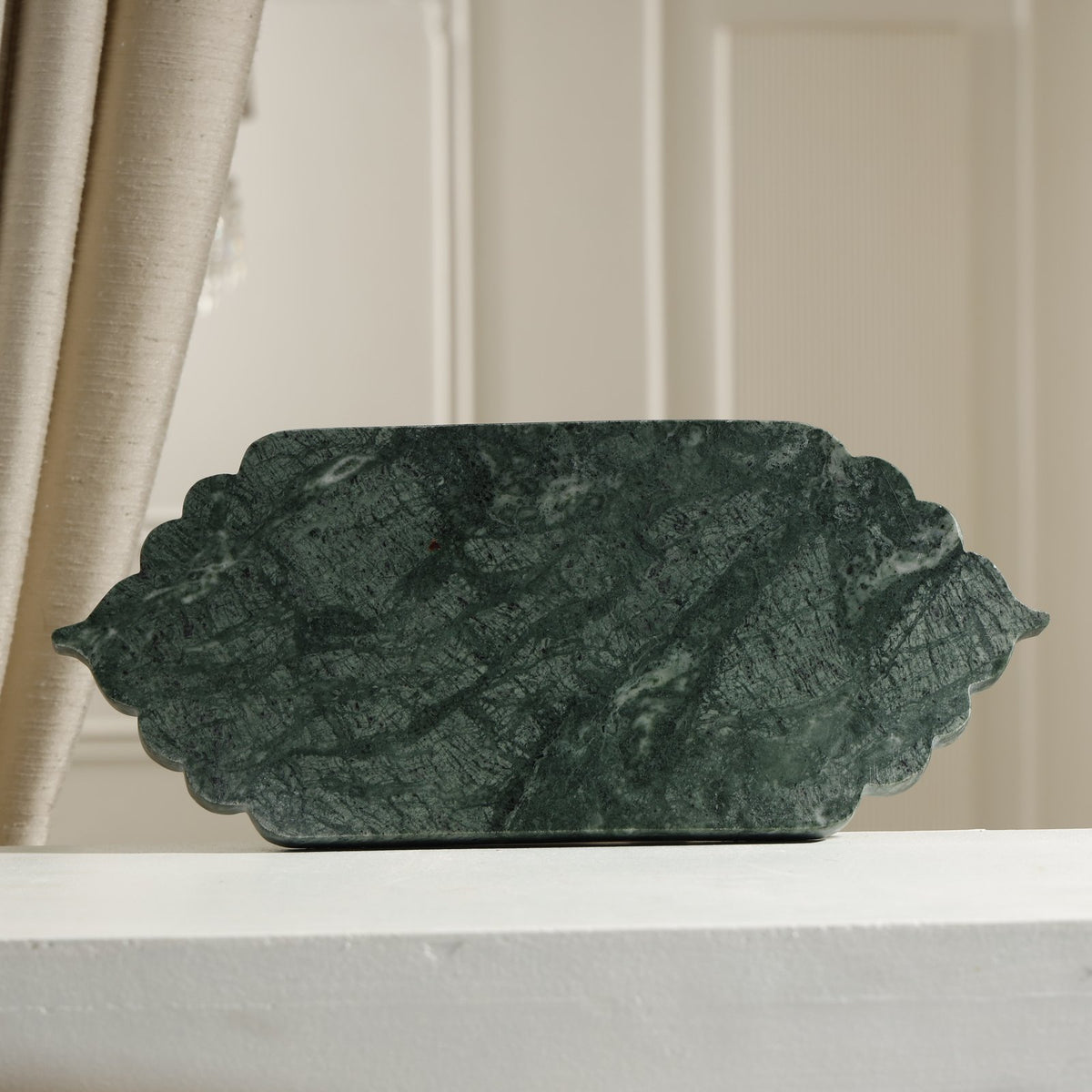 Tidal Marble Tray – Verde Guatemala