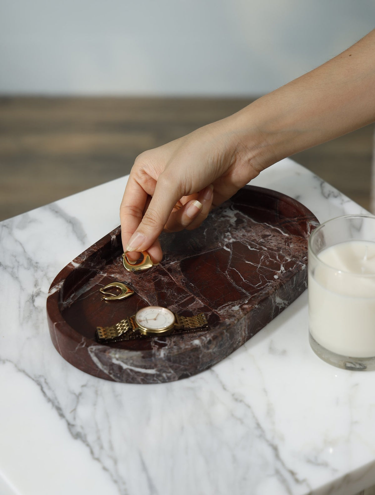 Volta Marble Tray