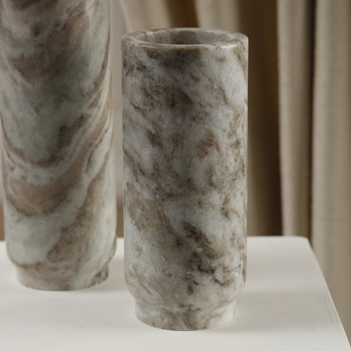 Oriel Marble Vase – 21 cm
