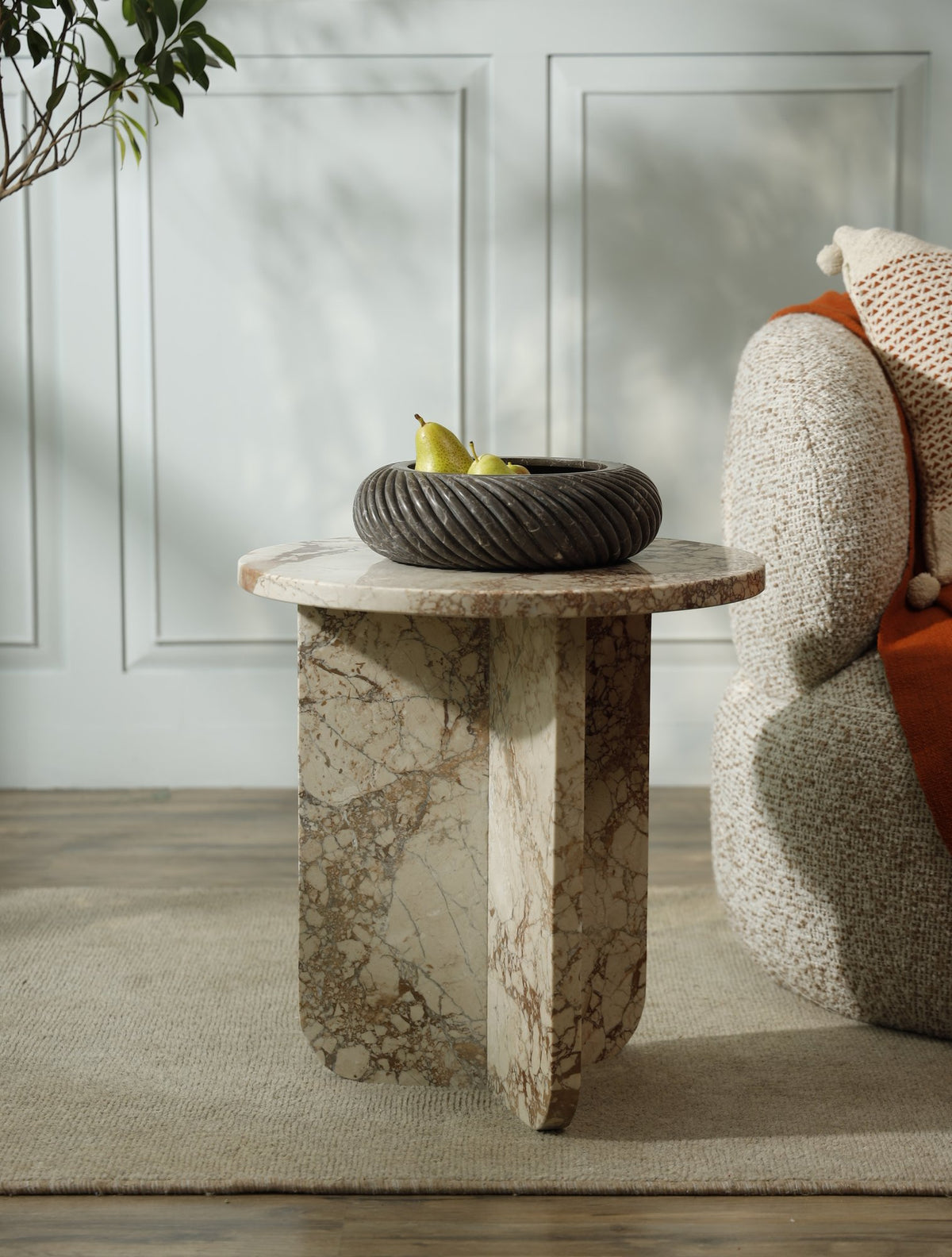 Lagoon Marble Side Table