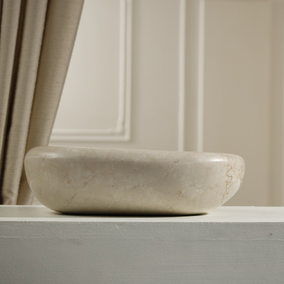 Halo Marble Bowl – Botticino