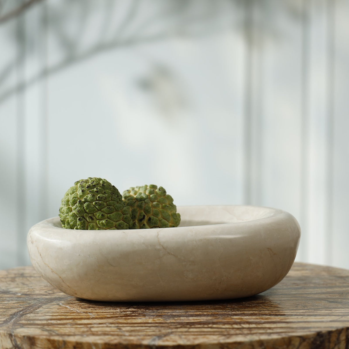 Halo Marble Bowl – Botticino