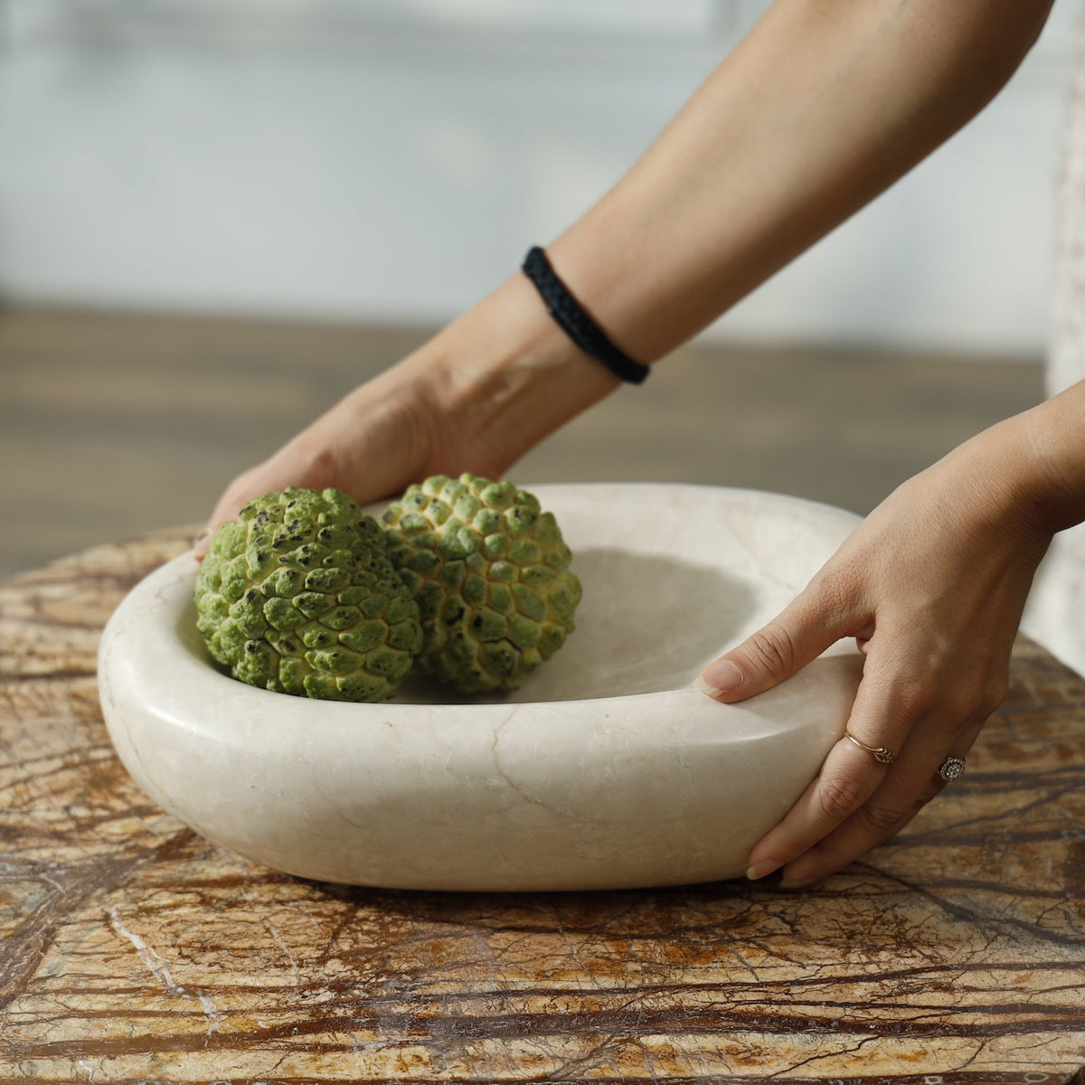 Halo Marble Bowl – Botticino