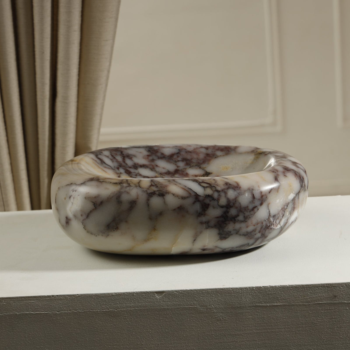 Halo Marble Bowl – Calcatta Viola