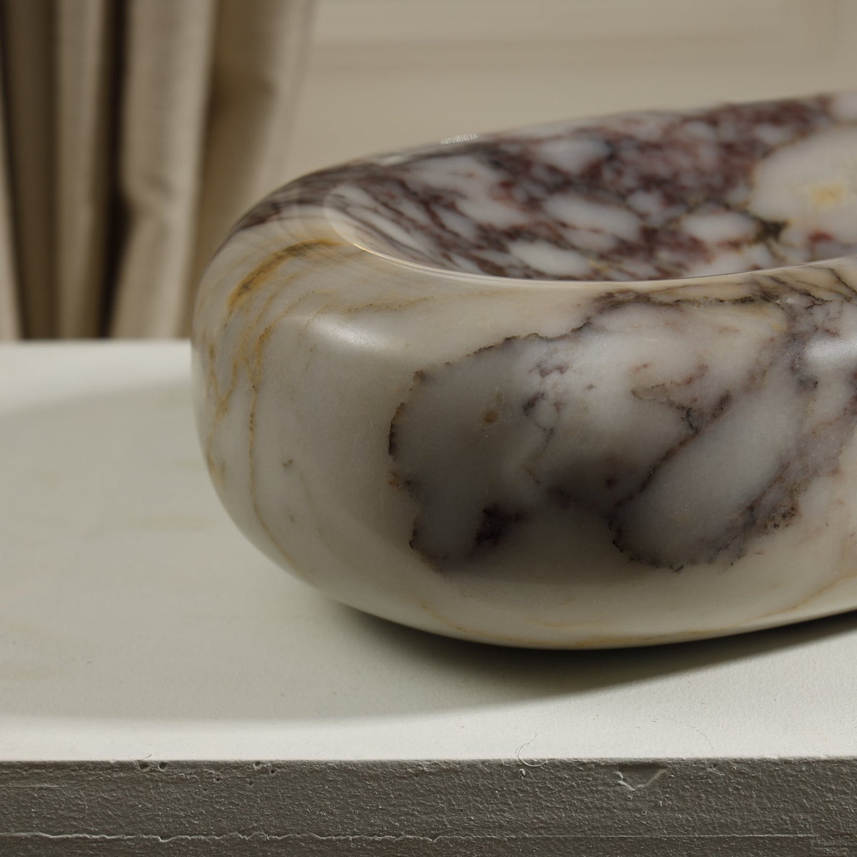 Halo Marble Bowl – Calcatta Viola