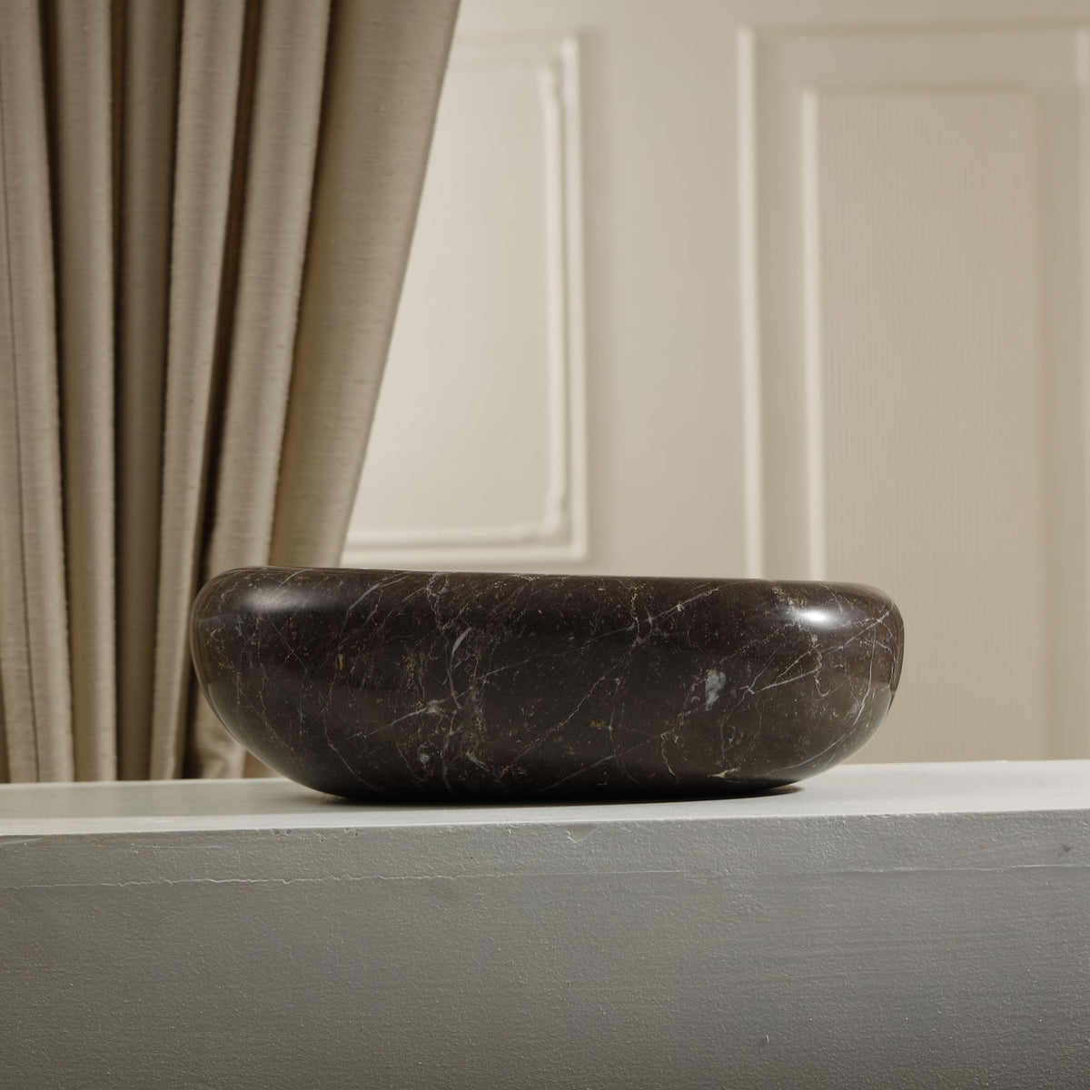 Halo Marble Bowl – Dark Emperador