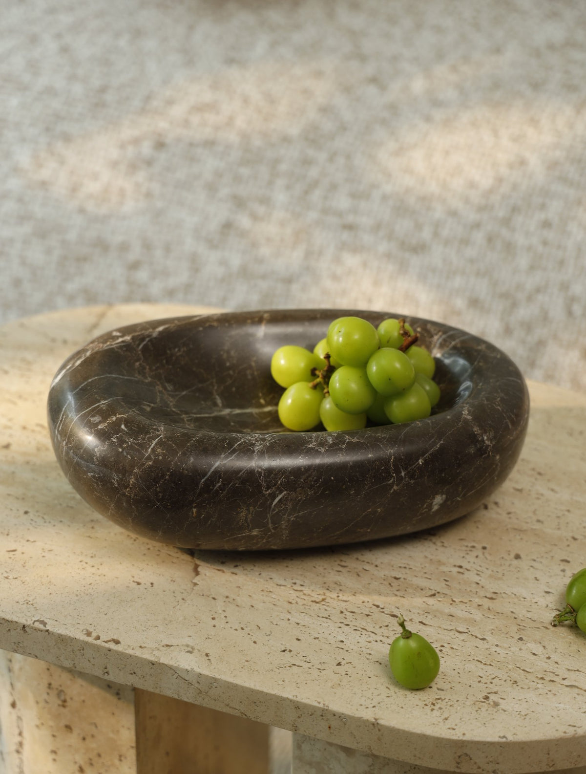 Halo Marble Bowl – Dark Emperador