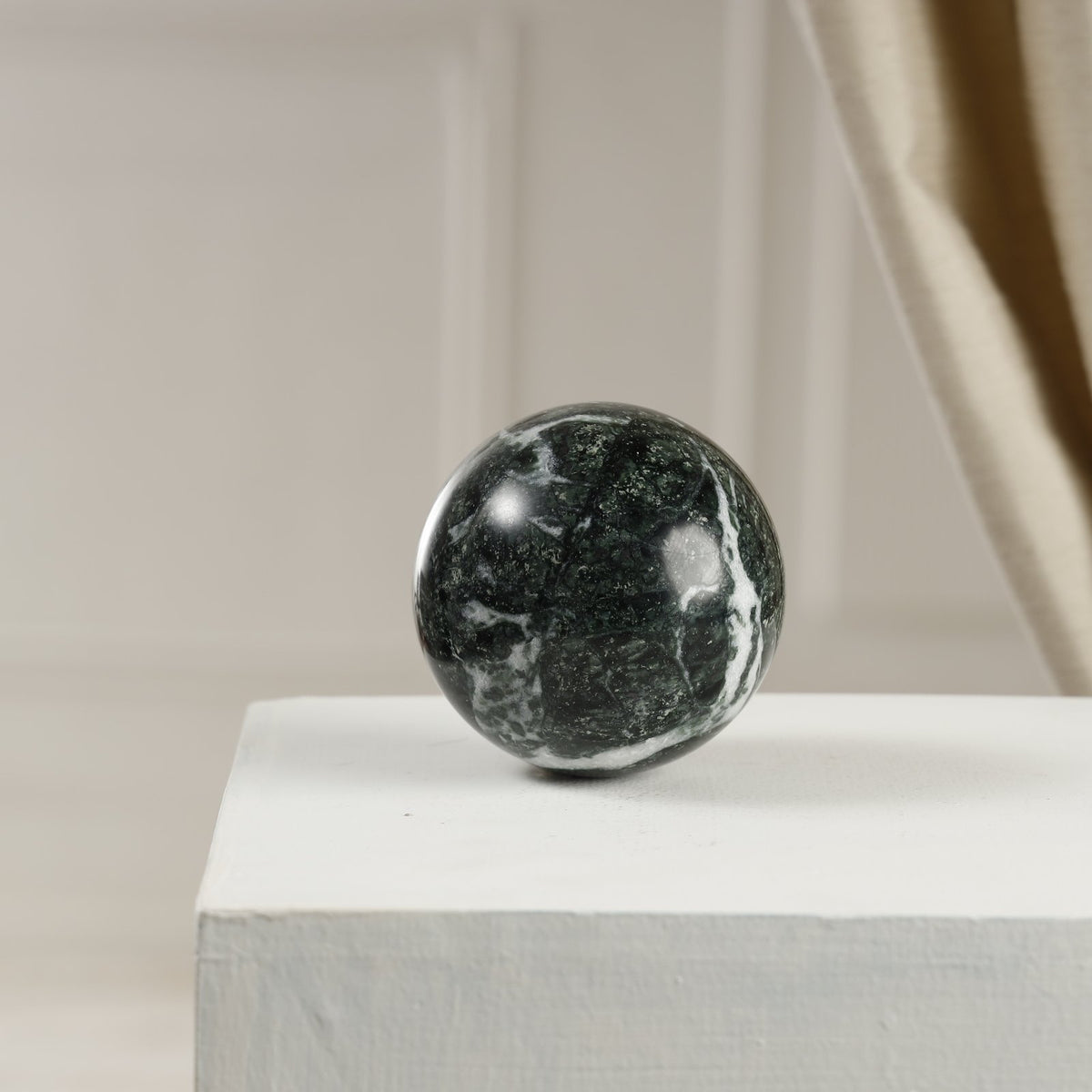 Ripple Marble Object – Verde Alpi