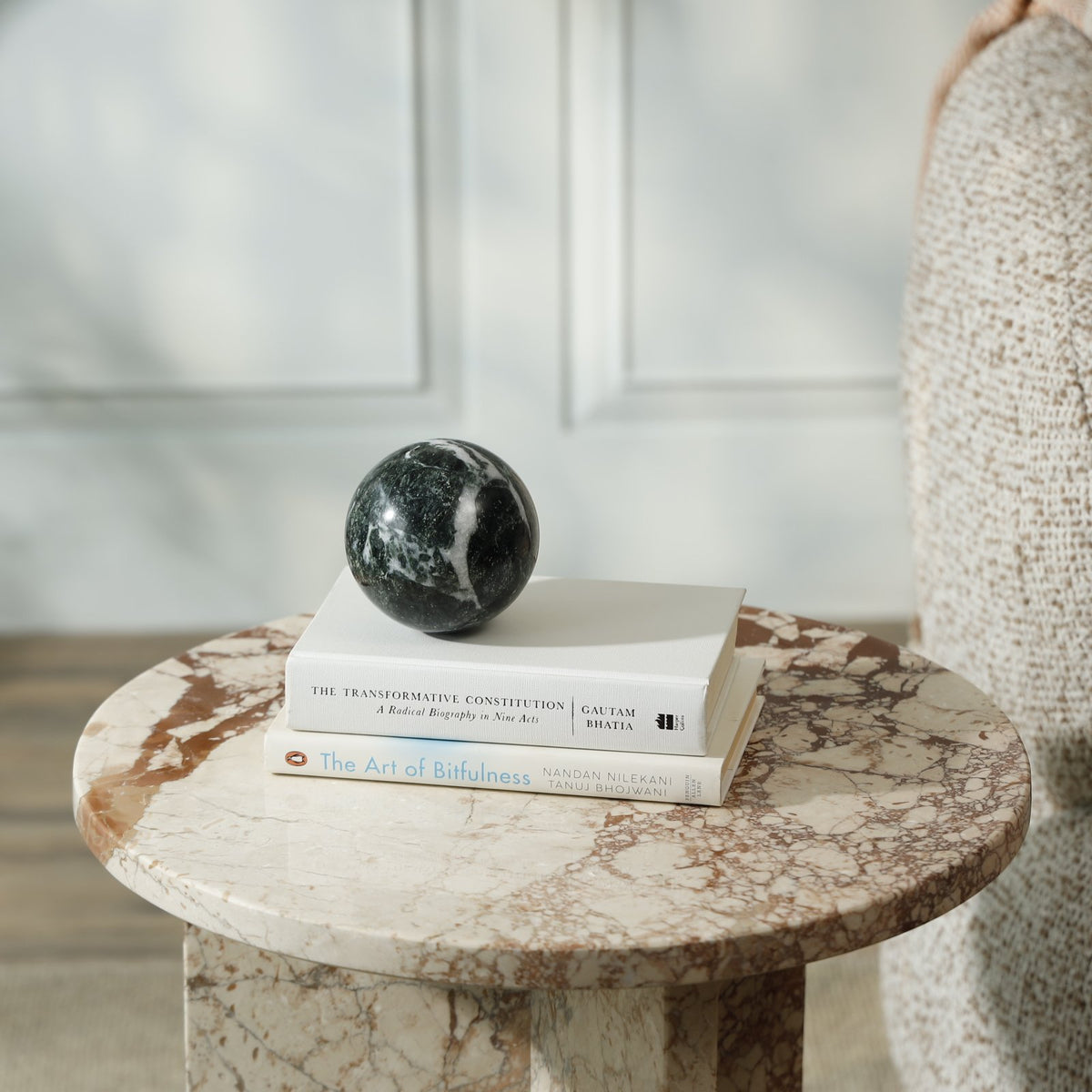 Ripple Marble Object – Verde Alpi