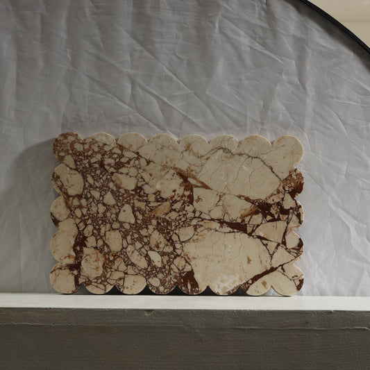 Figaro Scalloped Marble Platter – Pezzato