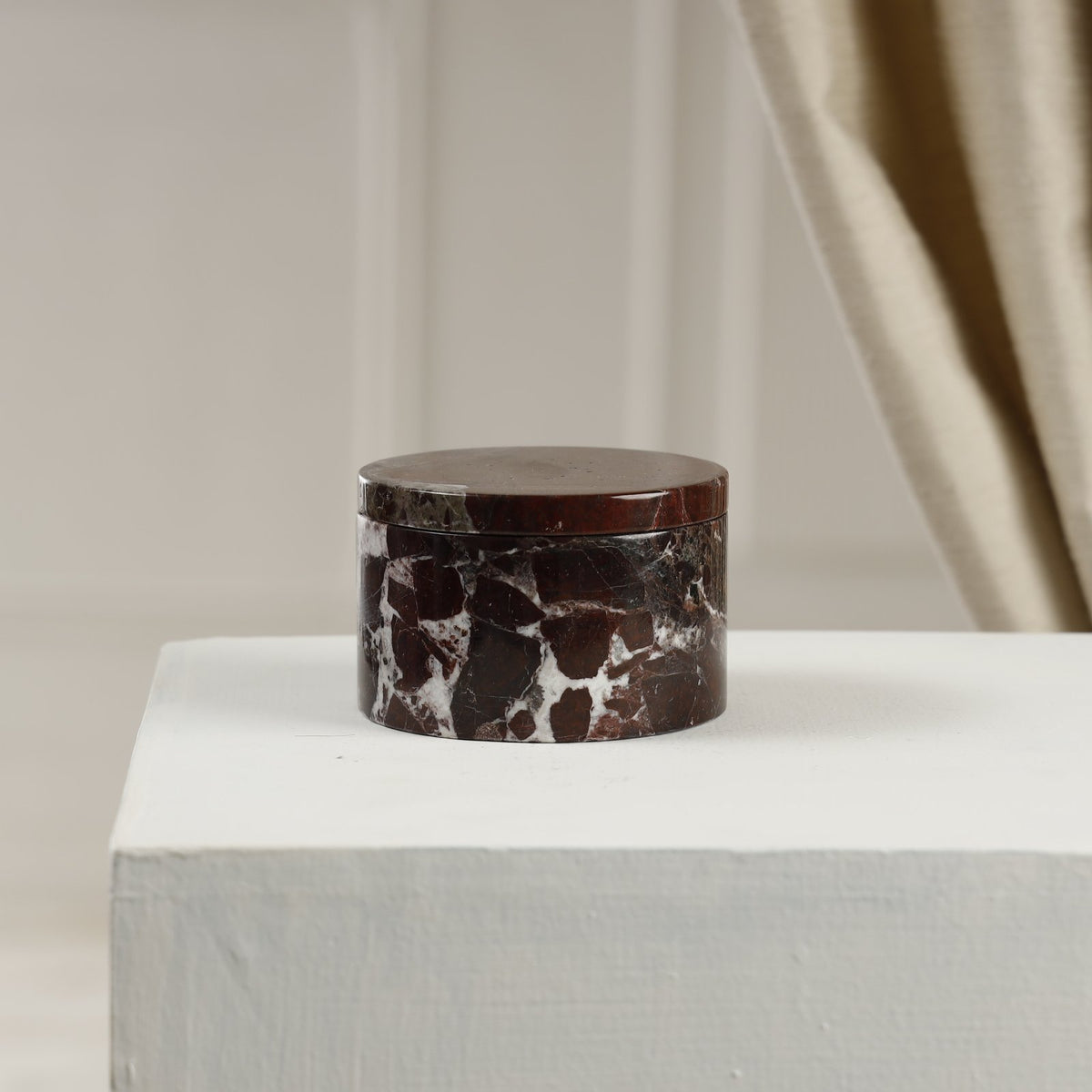 Cove Marble Box – Rosso Levanto