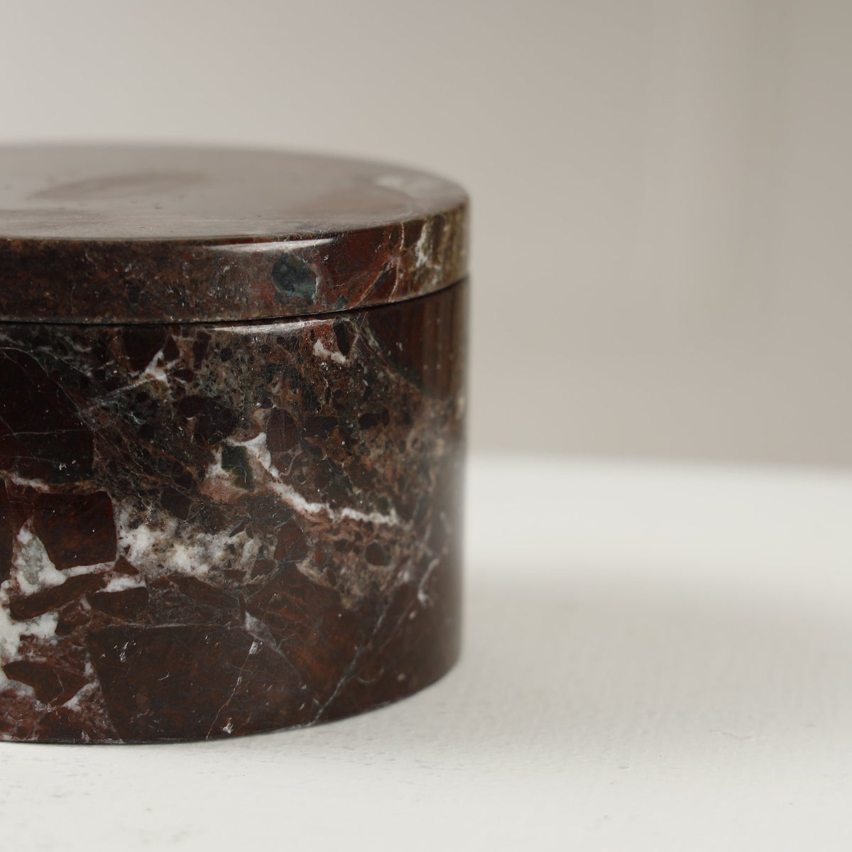 Cove Marble Box – Rosso Levanto