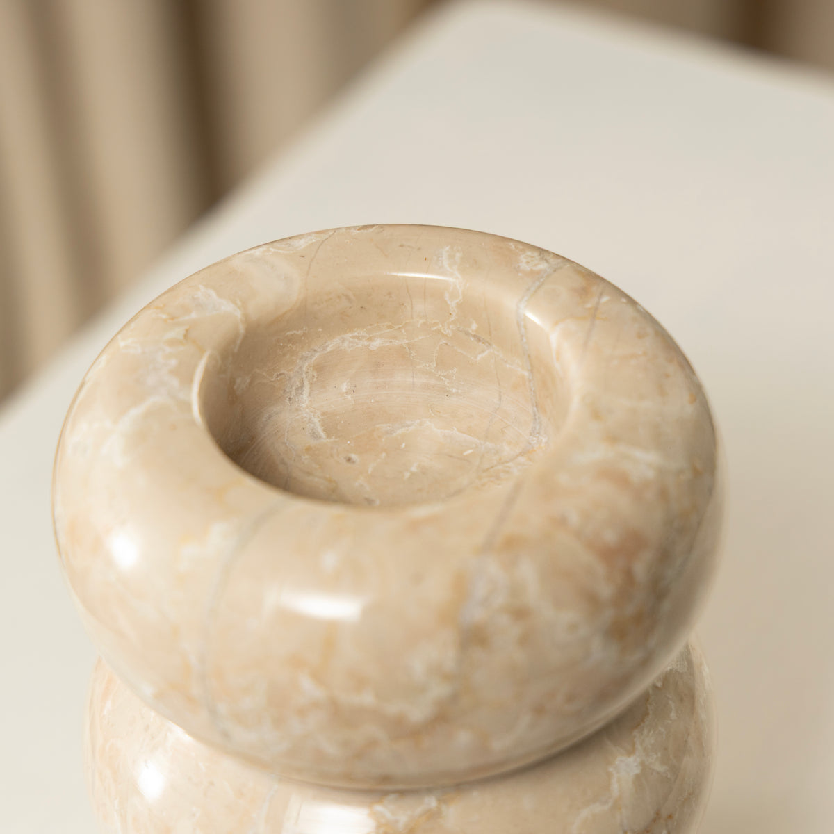 Orbit Marble Candle Holder