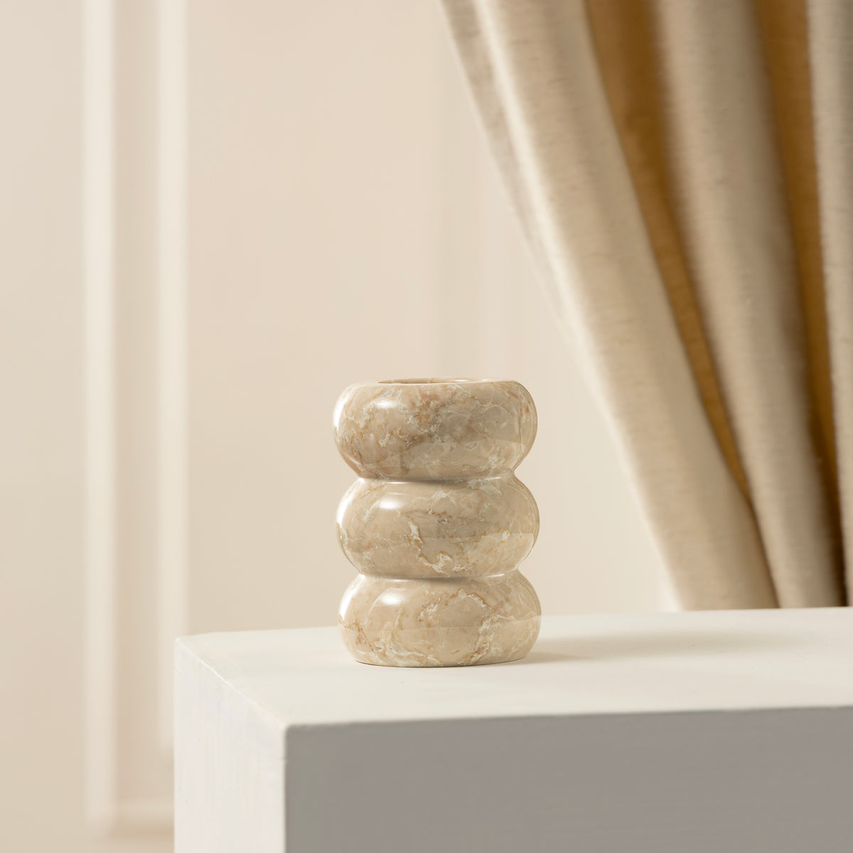 Orbit Marble Candle Holder