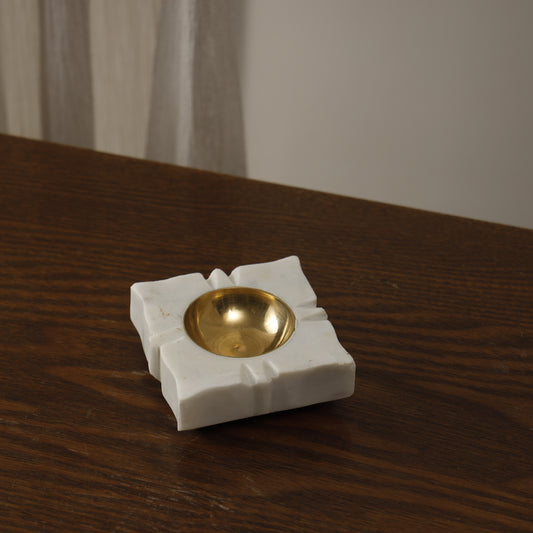 Vara Marble Candle Holder — Set of 2 – Octa