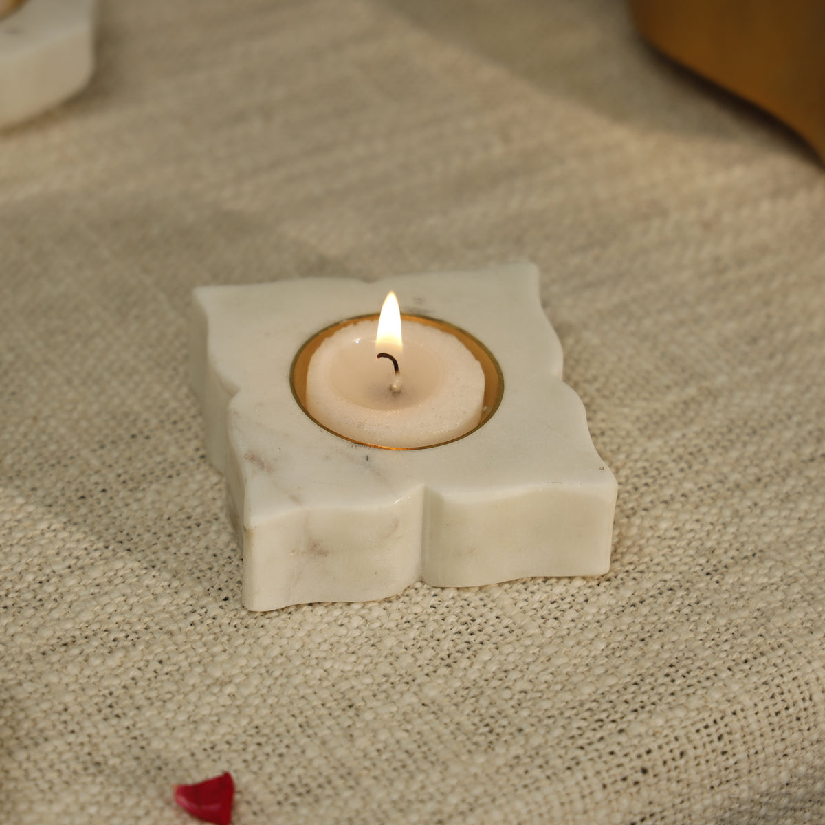 Vara Marble Candle Holder — Set of 2 – Octa
