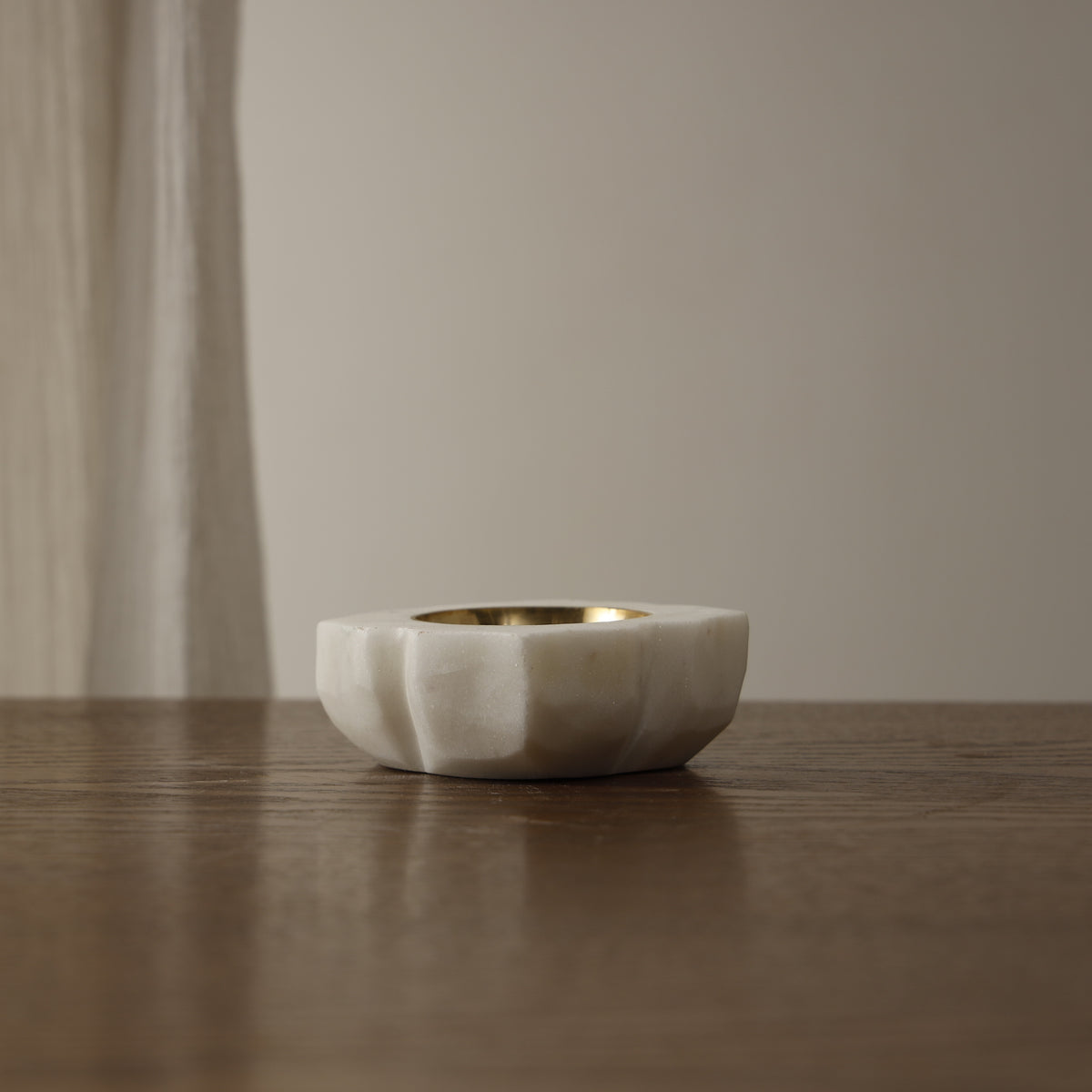 Vara Marble Candle Holder — Set of 2 – Quad