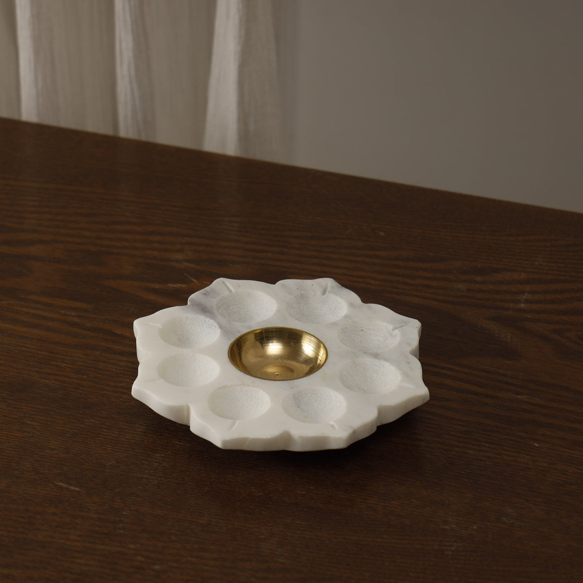 Aroha Marble Candle Holder