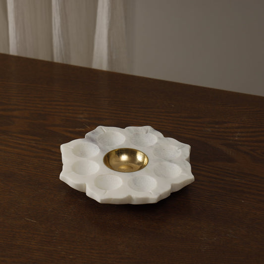 Aroha Marble Candle Holder