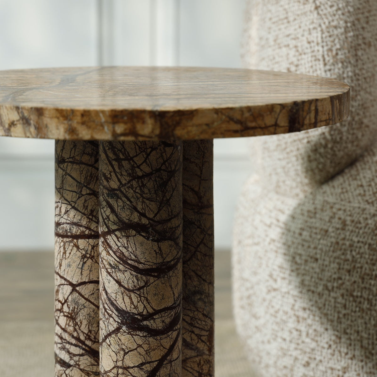 Molten Marble Side Table