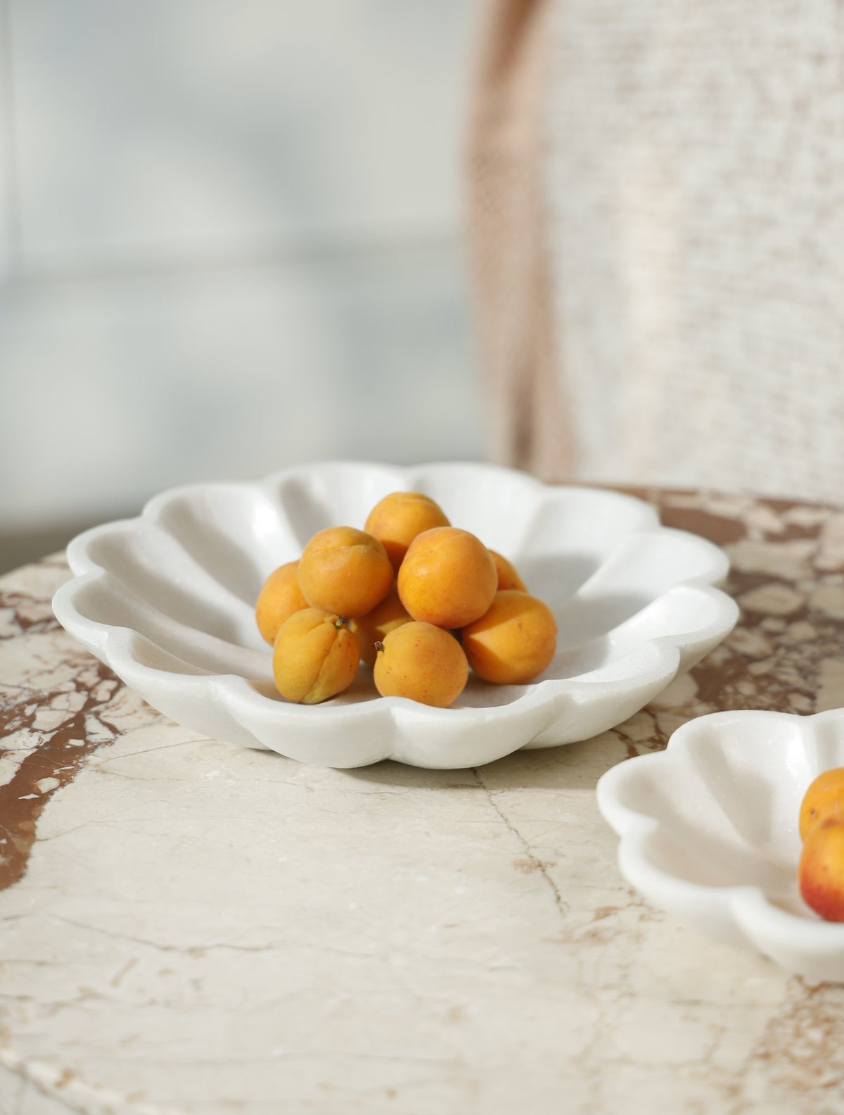 Flora Marble Bowl – 23 cm