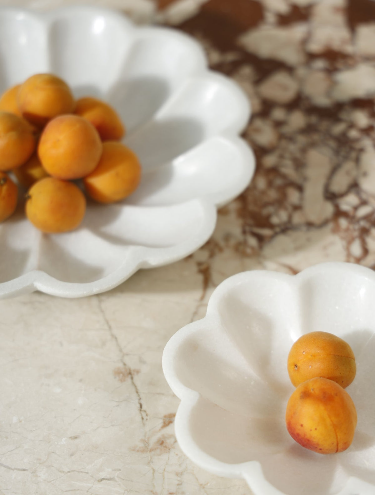 Flora Marble Bowl – 23 cm