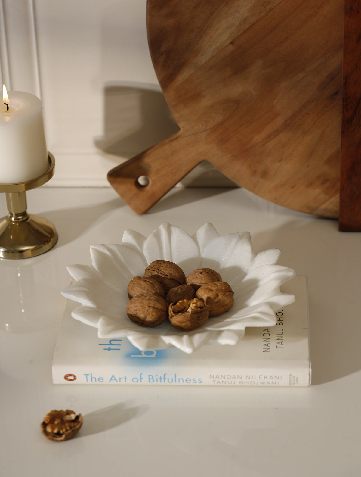 Lotus Marble Platter