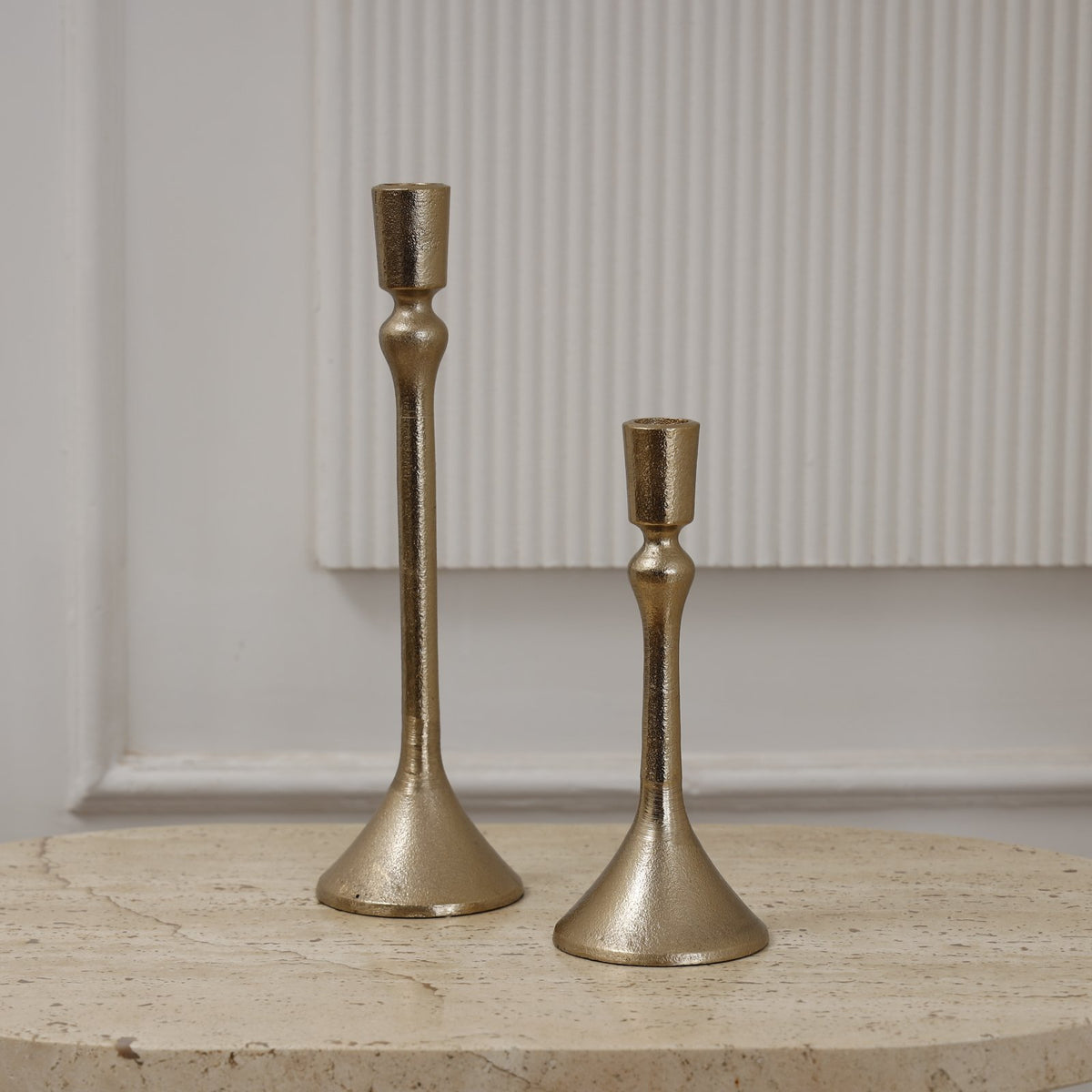 Crest Candle Holder - Set of 2