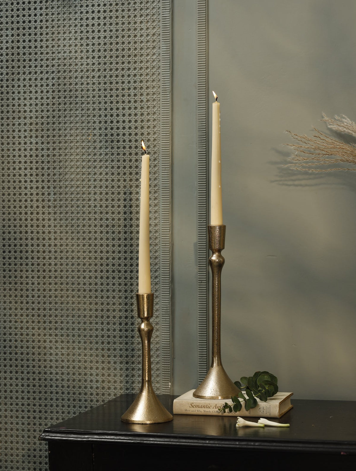 Crest Candle Holder - Set of 2