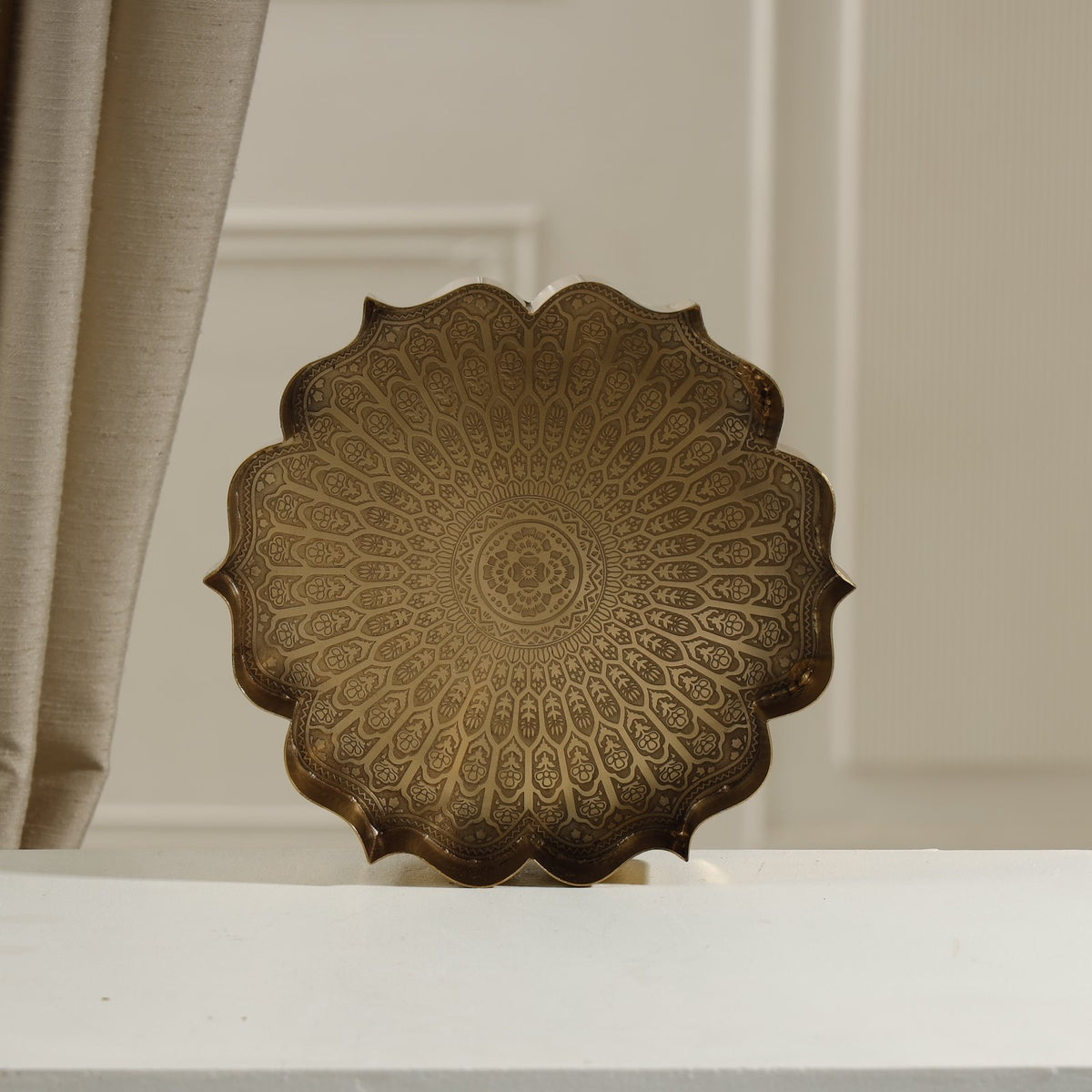 Lotus Carved Tray