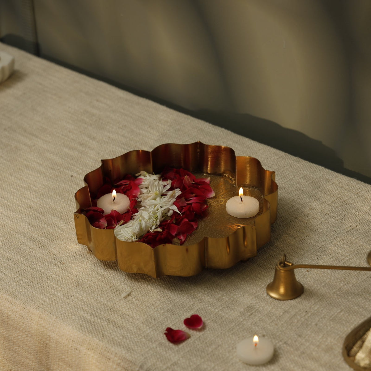 Lotus Carved Tray