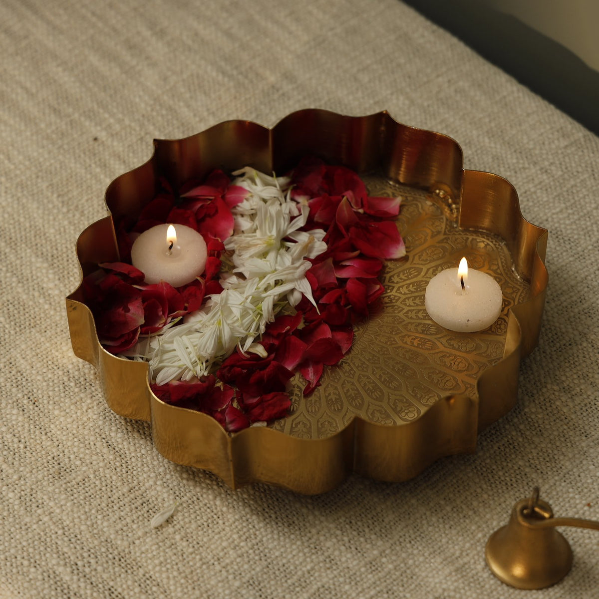Lotus Carved Tray