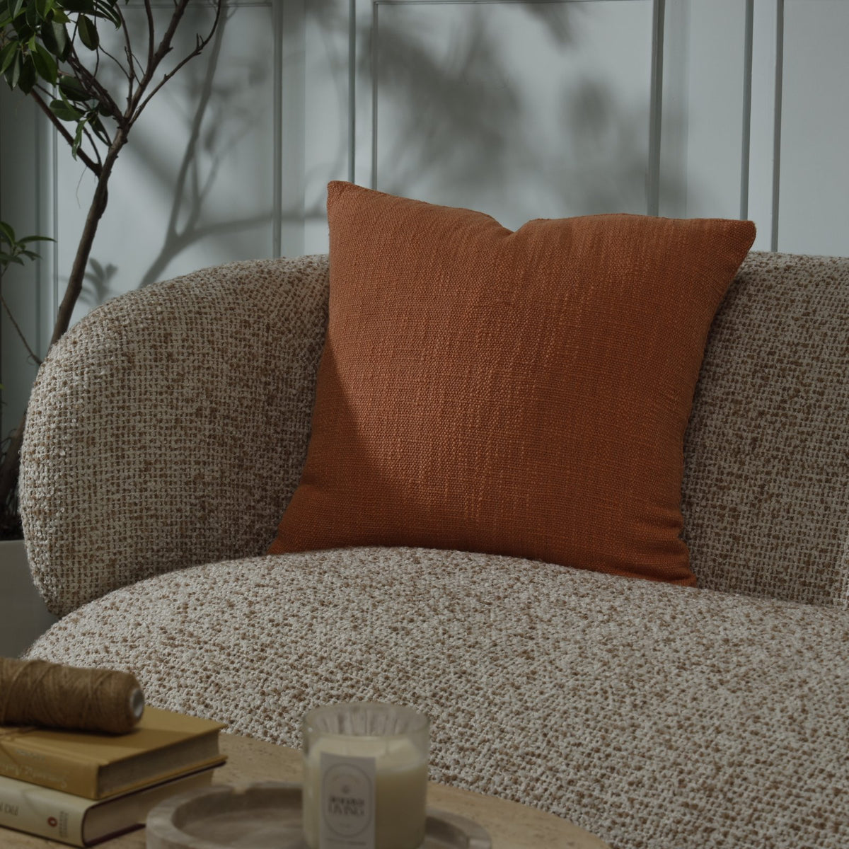 Avery Cushion Cover – Square - 50 x 50 cm / Clay