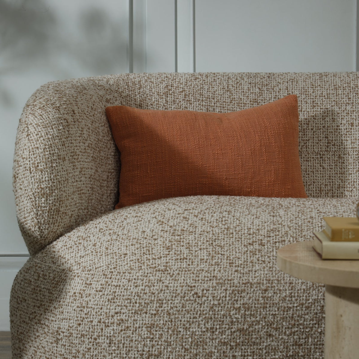 Avery Cushion Cover – Lumbar - 50 x 30 cm / Clay