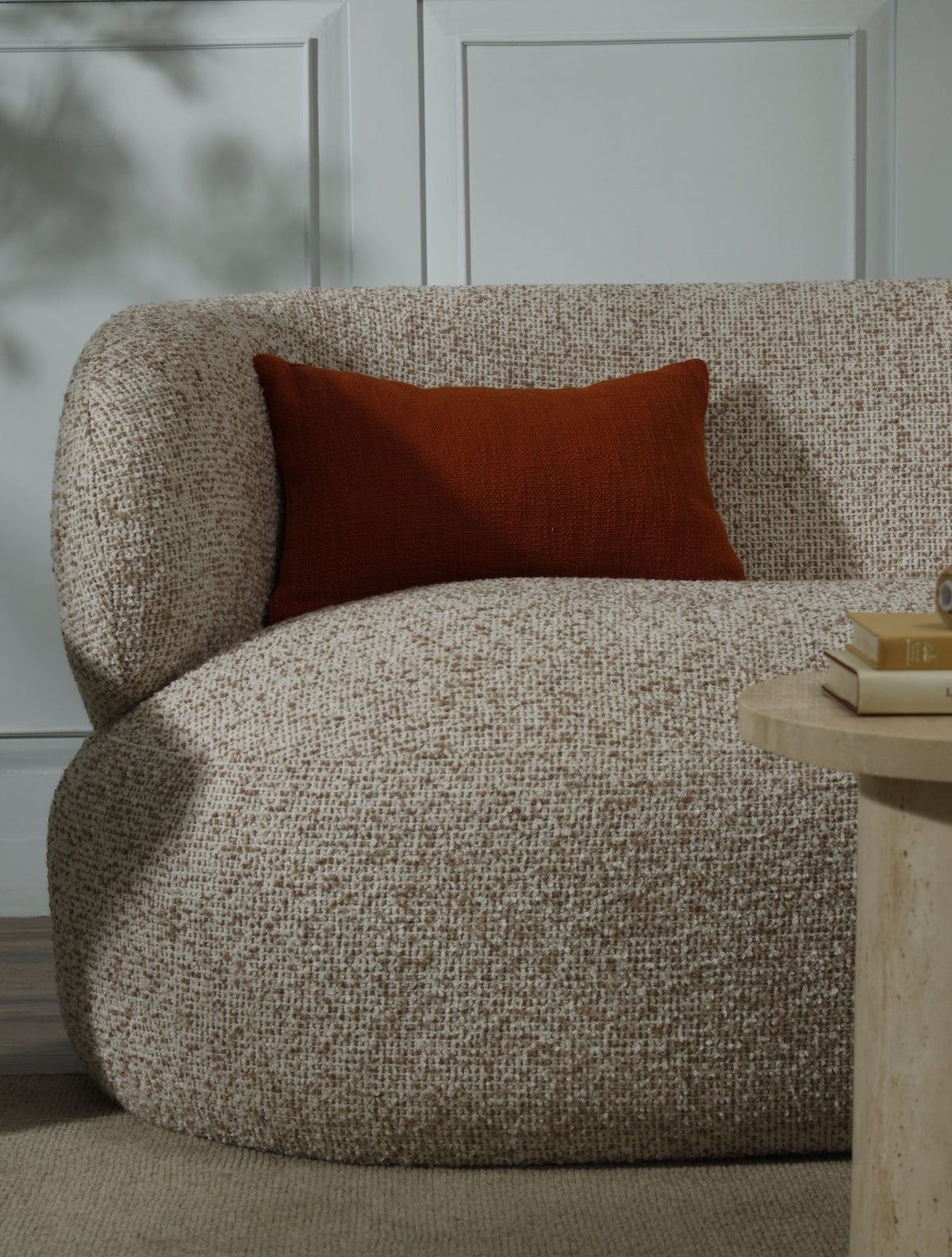 Avery Cushion Cover – Lumbar - 50 x 30 cm / Rust